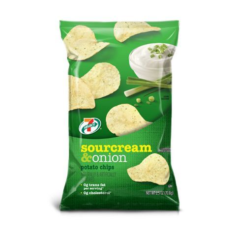 Order 7 Select Sour Cream & Onion Potato Chips 2.5oz food online from 7-Eleven store, DeBary on bringmethat.com
