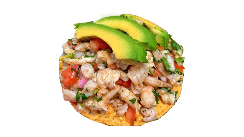 Order Shrimp Ceviche food online from Baja Cali Fish & Tacos store, Alhambra on bringmethat.com