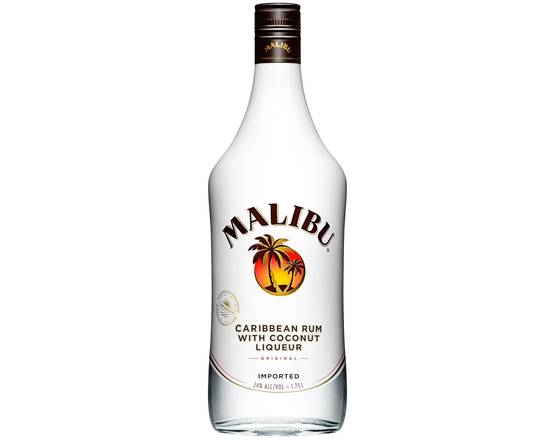 Order Malibu, 750mL rum (21.0% ABV) food online from Babaro Liquor Store store, Peabody on bringmethat.com