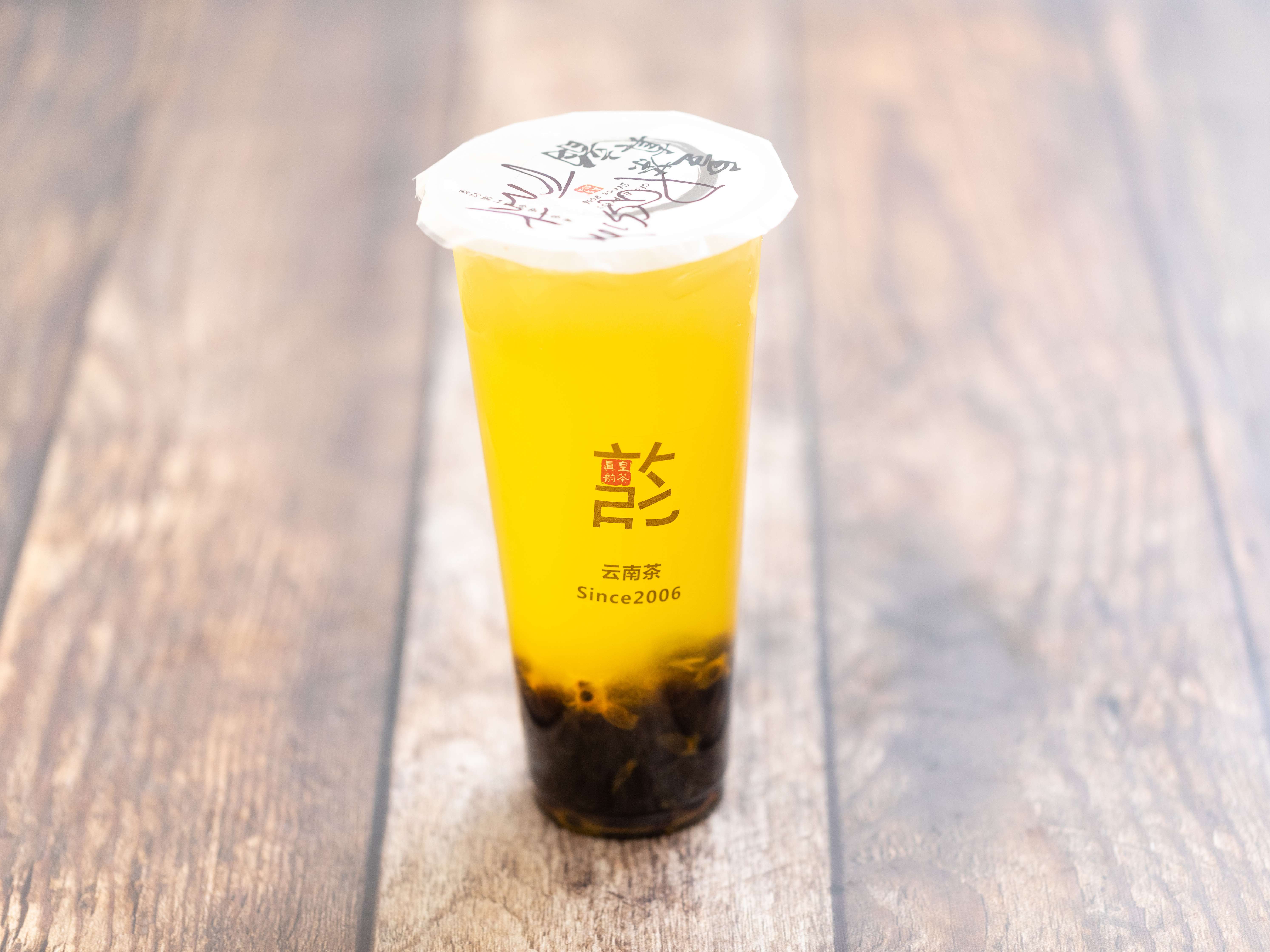 Order Passion Fruit With Boba food online from Cha Express store, San Mateo on bringmethat.com