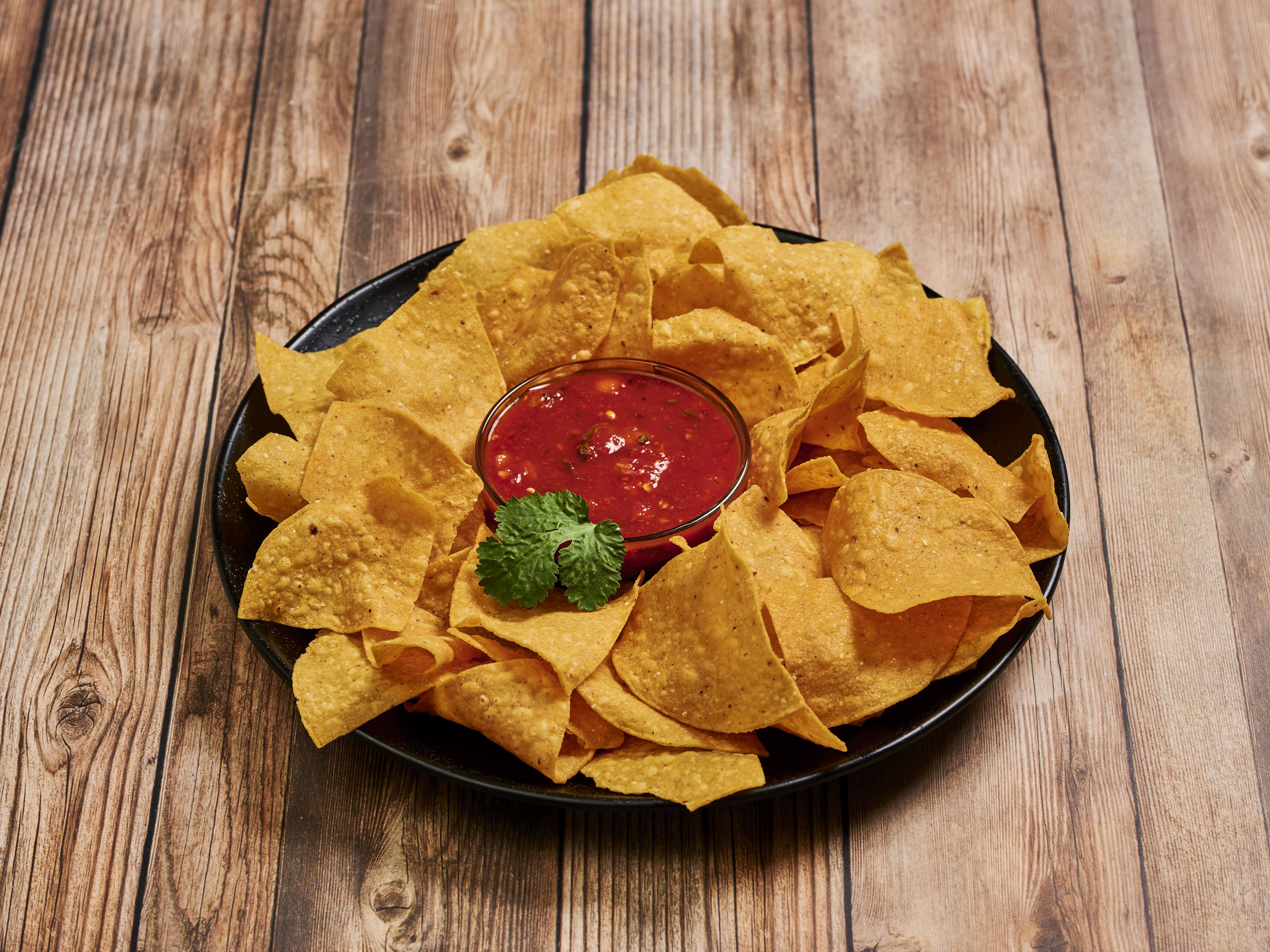 Order Chips and Salsa  food online from Celia Mexican Restaurant store, San Mateo on bringmethat.com