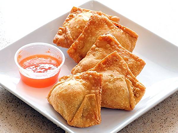 Order 03. Crab Rangoon food online from King Wok Gourmet Asian store, Chicago on bringmethat.com