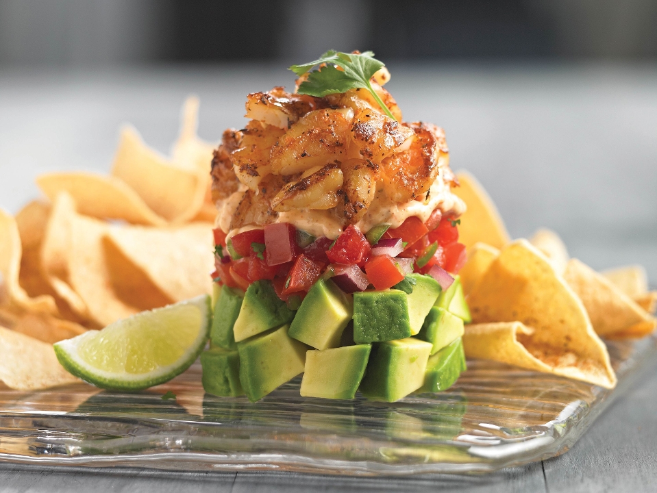 Order Fresh Avocado and Shrimp Stack food online from Marie Callender store, Modesto on bringmethat.com
