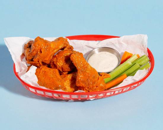 Order Fried Buffalo Chicken Wings food online from Fry Me A River store, Baton Rouge on bringmethat.com