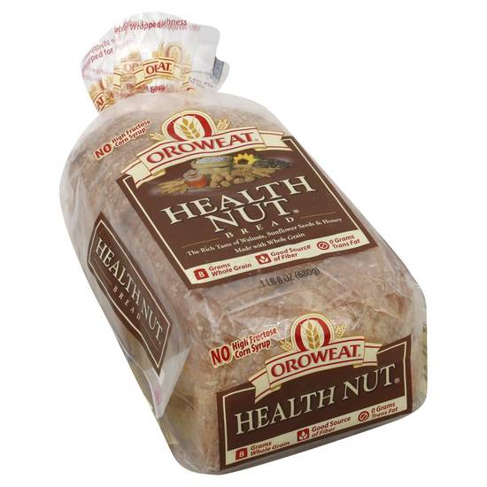 Order Oroweat · Health Nut Bread (24 oz) food online from United Supermarkets store, Plainview on bringmethat.com