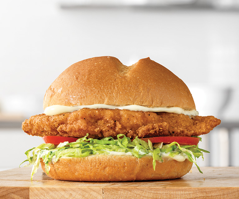 Order Crispy Chicken Burger food online from Nadia Fish & Chicken store, Chicago on bringmethat.com