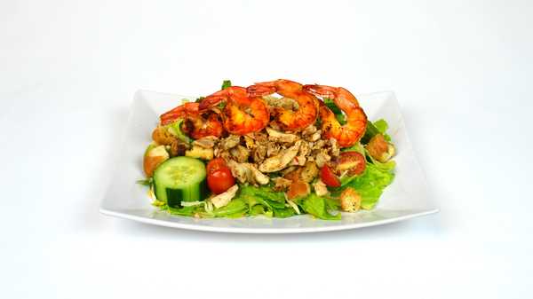 Order Rotisserie Chicken and Shrimp Salad food online from Campestre Chicken store, Beltsville on bringmethat.com