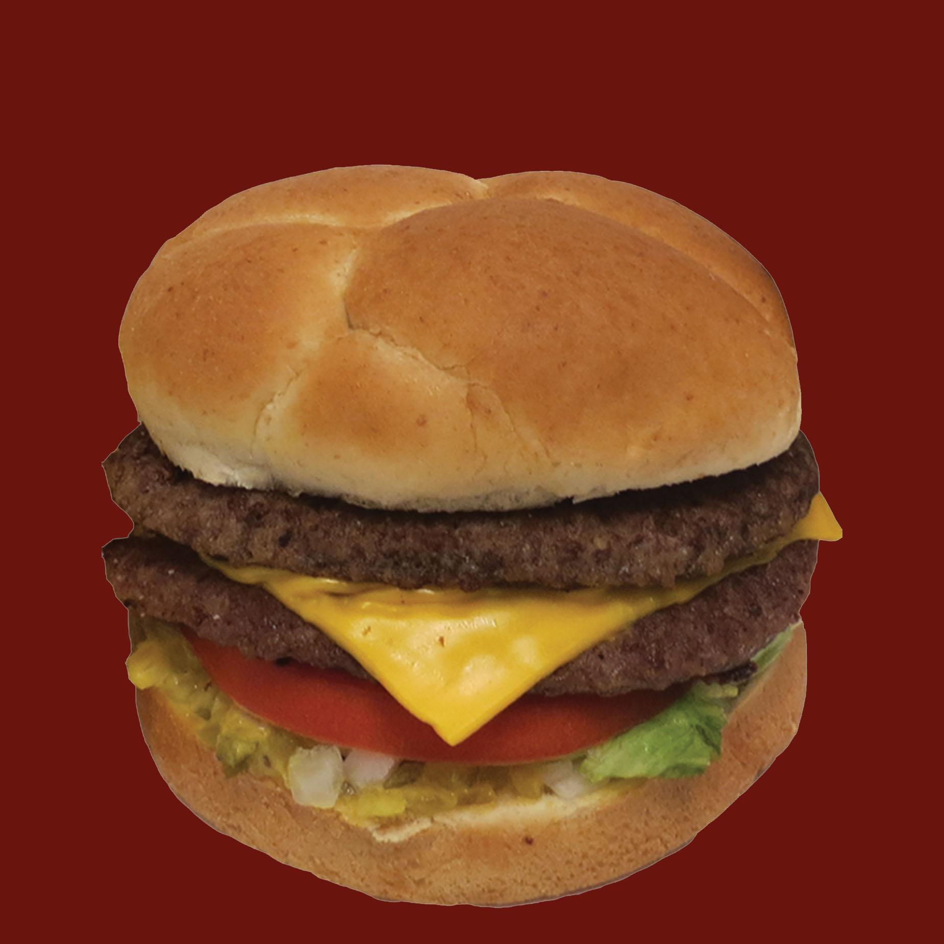 Order Double Lucky Burger With Cheese food online from Lucky Wishbone store, Tucson on bringmethat.com