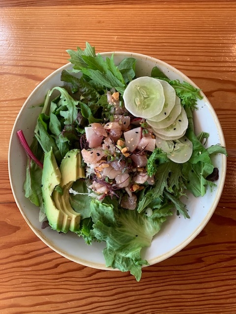 Order Ahi Tuna Poke Salad food online from Southpark Seafood store, Portland on bringmethat.com
