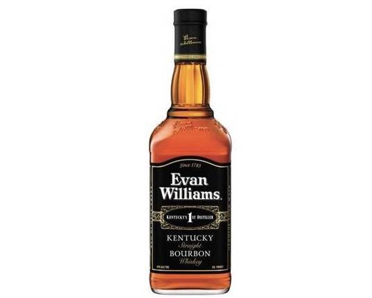 Order Evan Williams Black Label, 750mL bourbon (43.0% ABV) food online from Cold Spring Liquor store, Liberty Hill on bringmethat.com