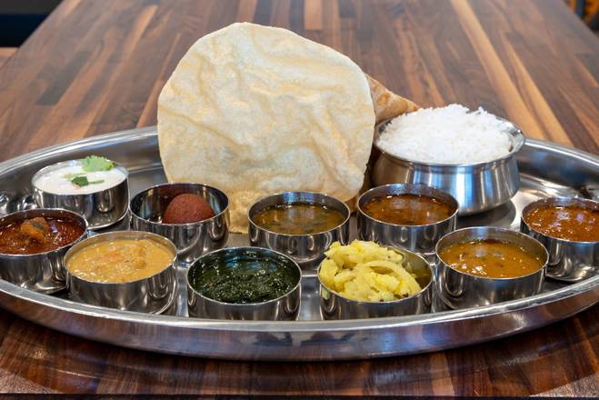 Order Anjappar Special Non-Veg Family Thali food online from Anjappar Indian Cuisine store, Austin on bringmethat.com