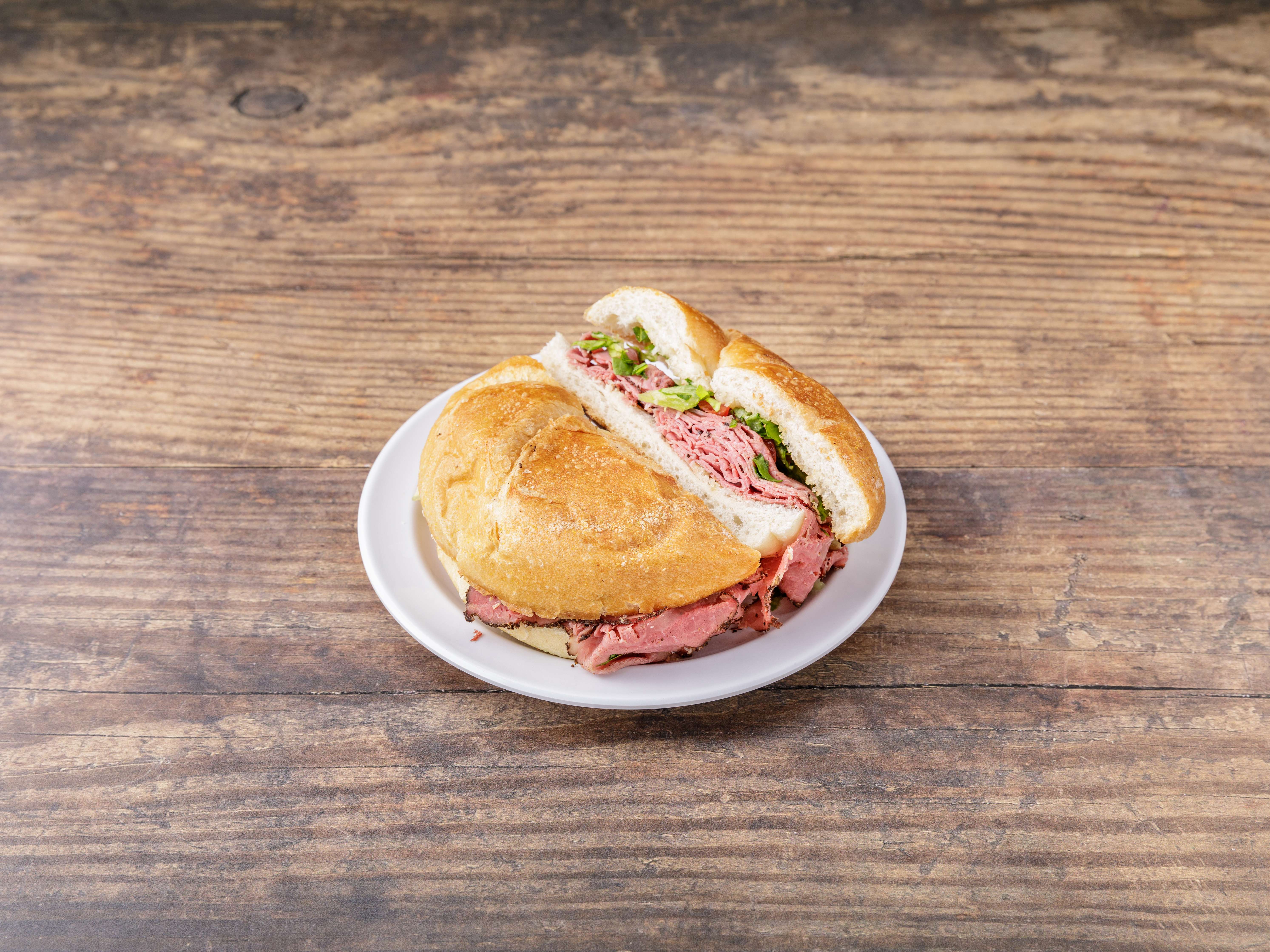 Order Corned Beef Sandwich food online from Toasted Bagels & Deli store, Jersey City on bringmethat.com