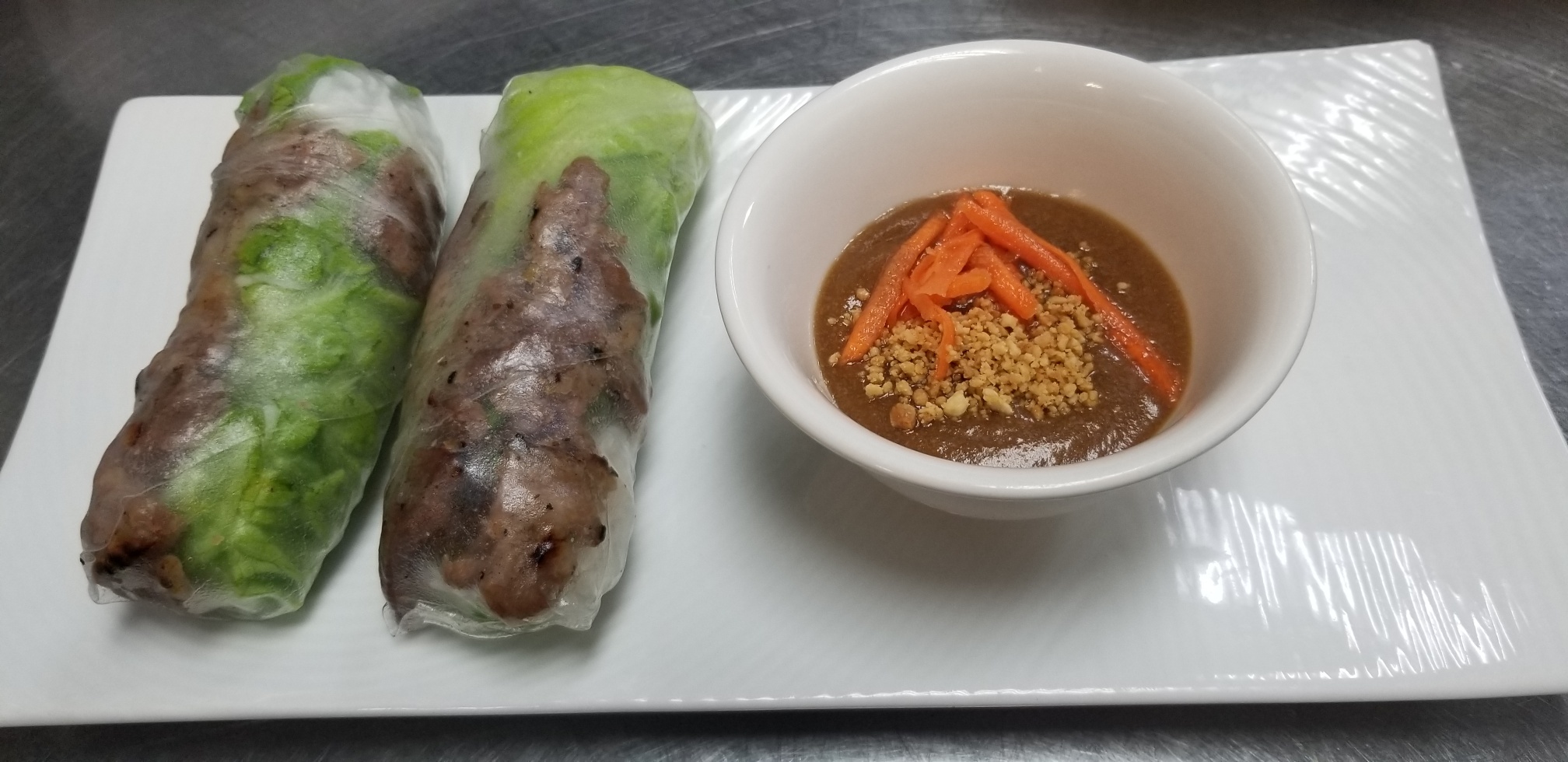 Order 6. Spring Rolls food online from Cyclo Restaurant store, Austin on bringmethat.com
