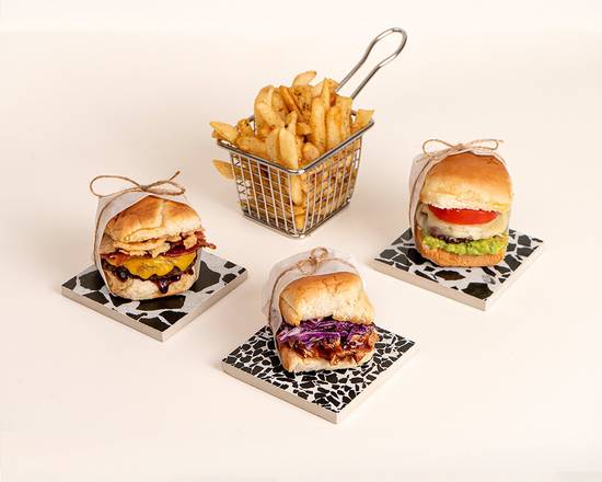 Order 3 Slider Combo food online from Tiny Buns store, Thousand Oaks on bringmethat.com