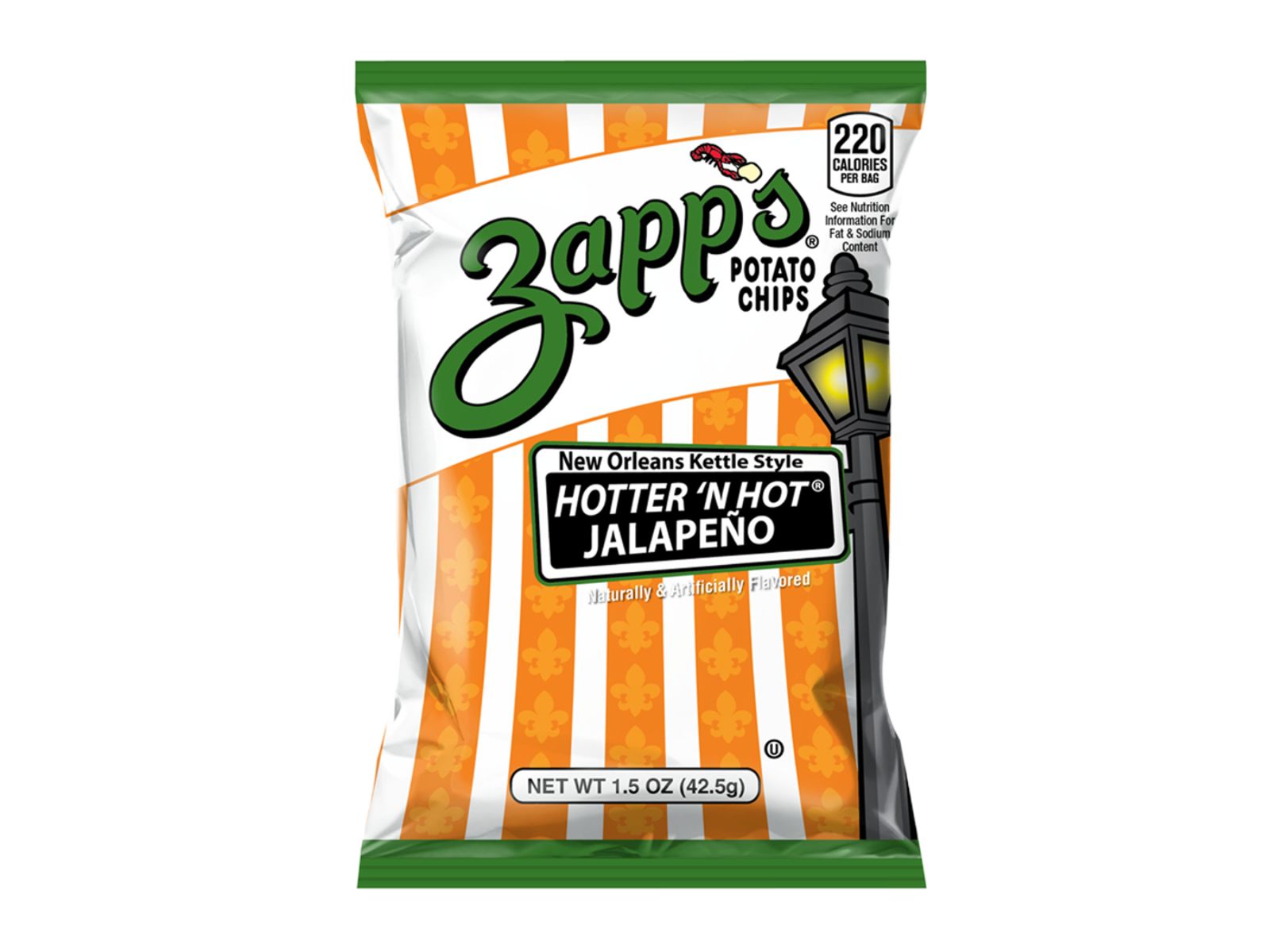 Order Zapp's Hotter 'N Hot Jalapeno Chips food online from Potbelly store, New York on bringmethat.com