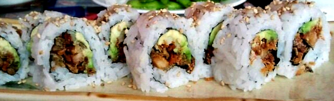 Order 97. Salmon Skin Roll food online from Marina Sushi Bar store, San Francisco on bringmethat.com