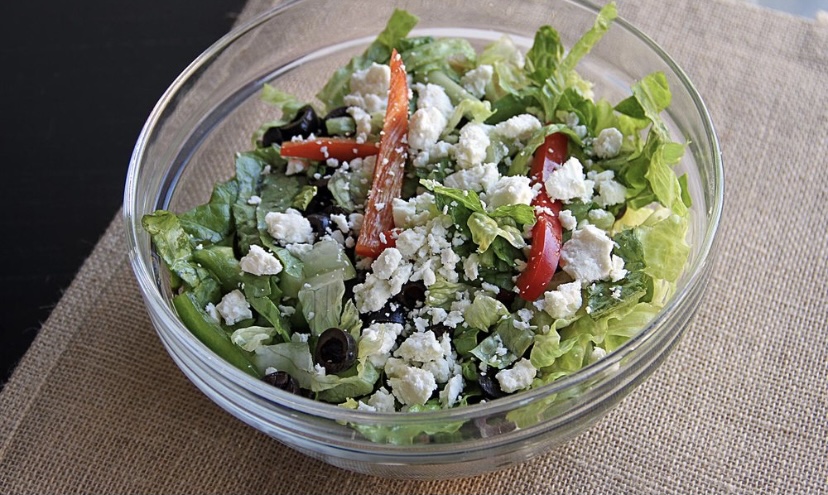 Order The Greek Theatre Salad food online from D.G. Cafe store, San Anselmo on bringmethat.com