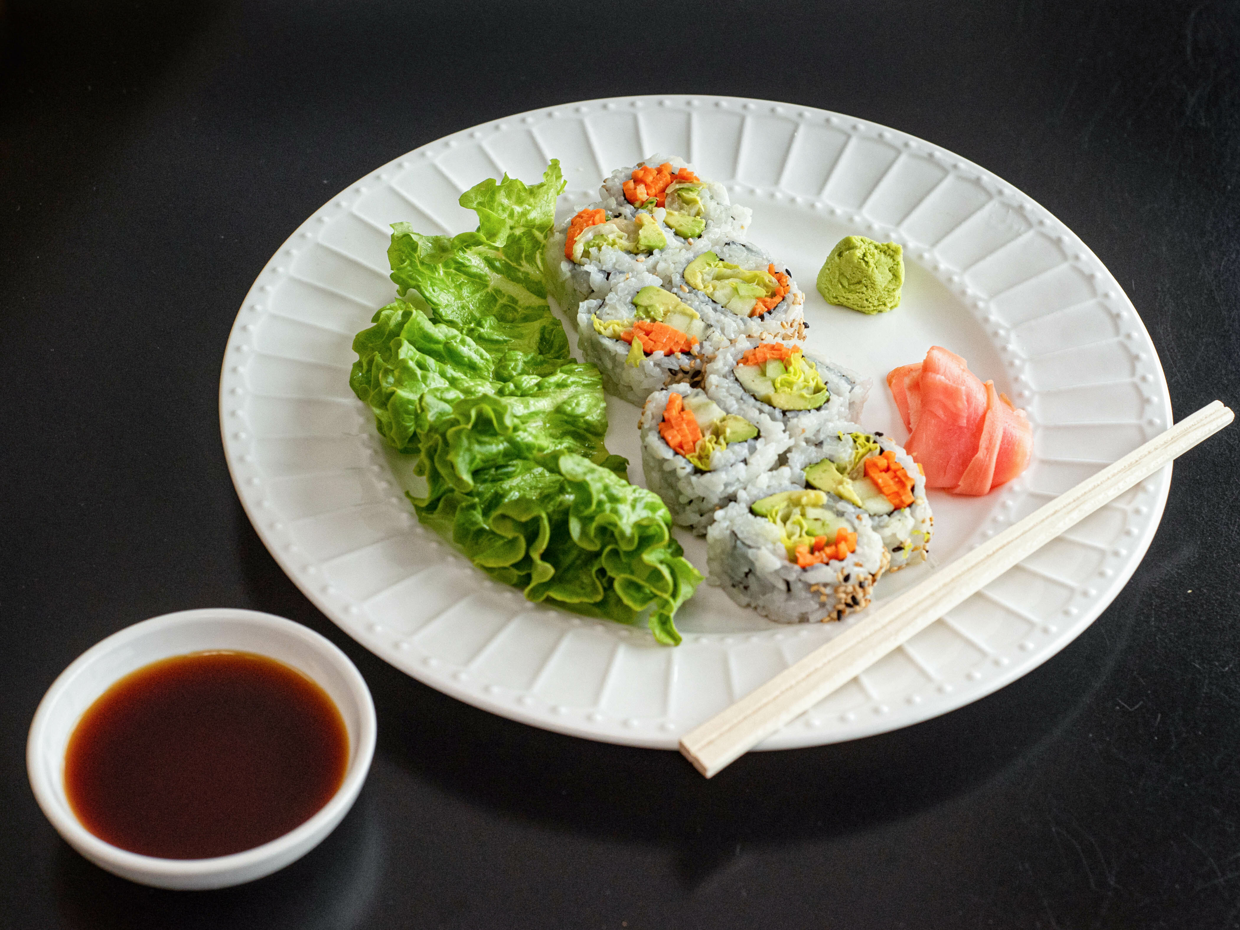 Order Veggie Roll food online from Maje Sushi store, West Lafayette on bringmethat.com