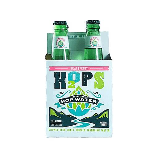 Order H2OPS Hopped Grapefruit Sparkling Water (4PK 12 OZ) 128470 food online from BevMo! store, Milpitas on bringmethat.com