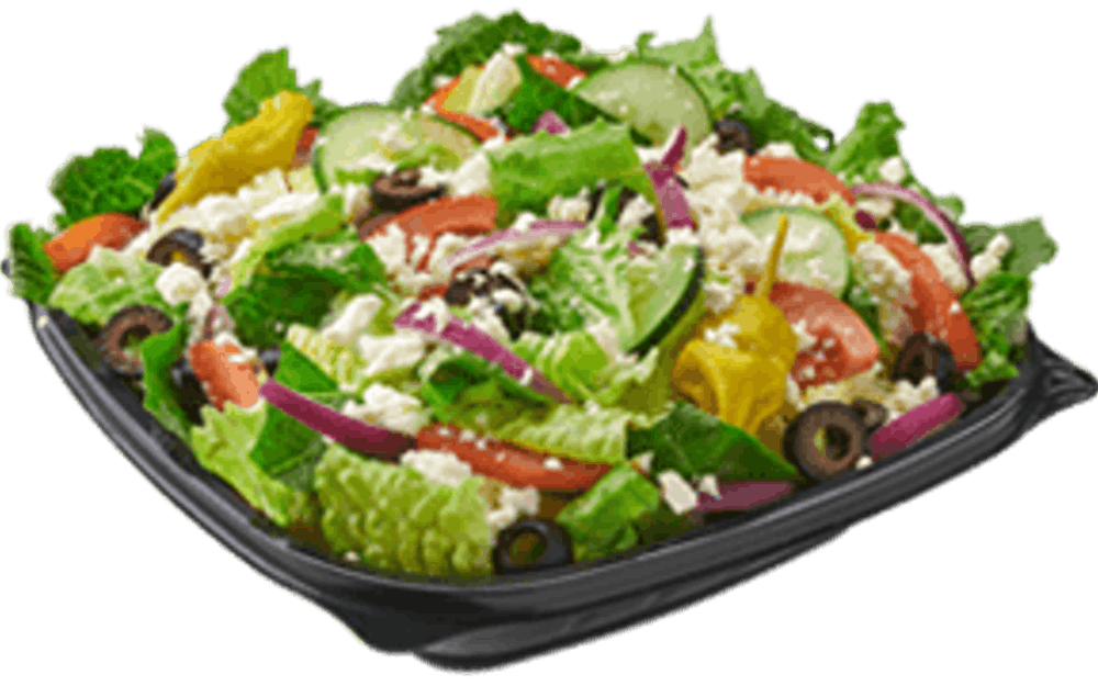 Order Greek Salad - Regular food online from Hungry Howies Pizza store, Tuscaloosa on bringmethat.com