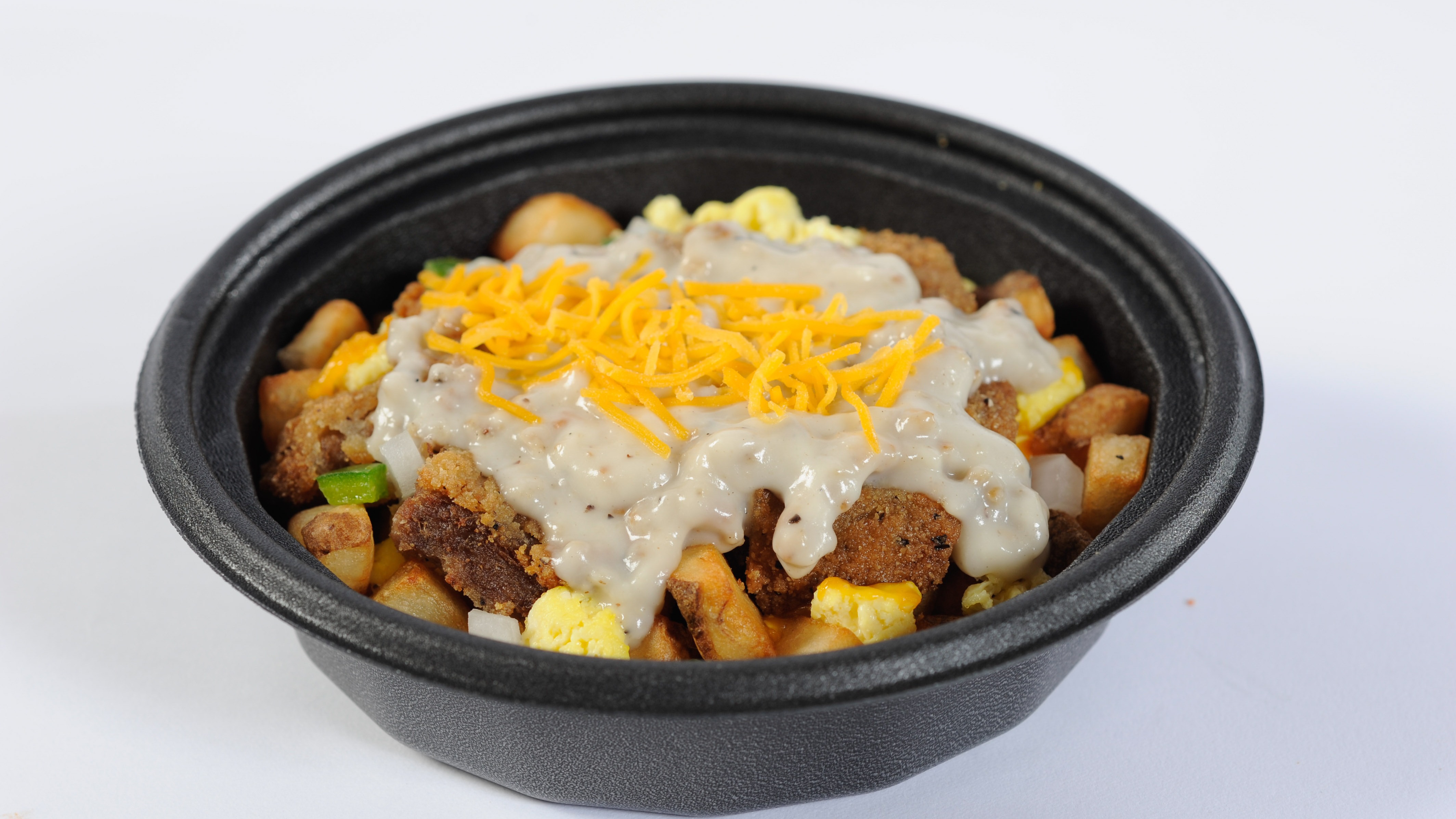 Order 3-Meat Breakfast Bowl food online from Amigos/Kings Classic store, Lincoln on bringmethat.com