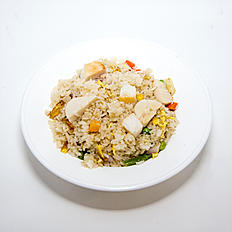 Order Scallop Fried Rice 干贝炒饭 R food online from Jin's Fine Asian Cuisine store, Brookline on bringmethat.com