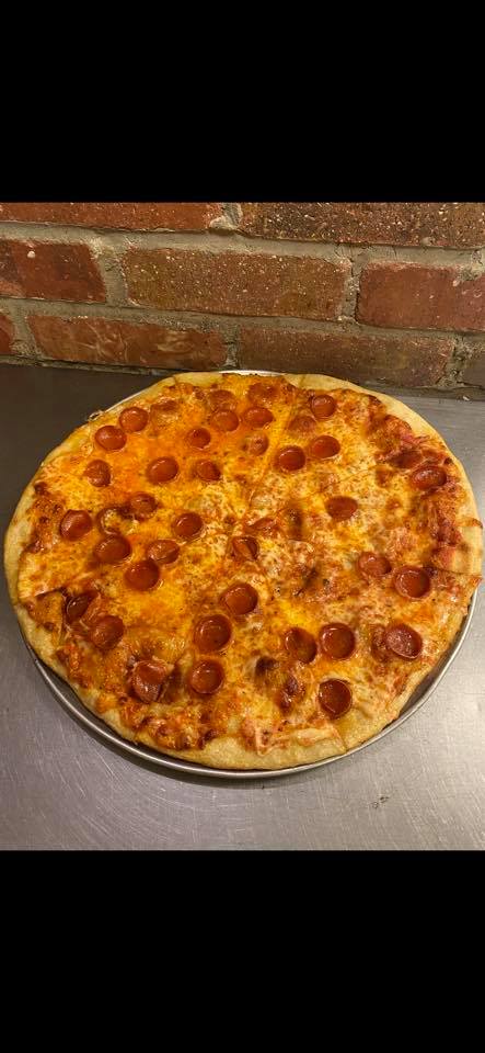 Order 14" Regular Thin Crust Cheese Pizza food online from Bpw's store, Jacksonville on bringmethat.com