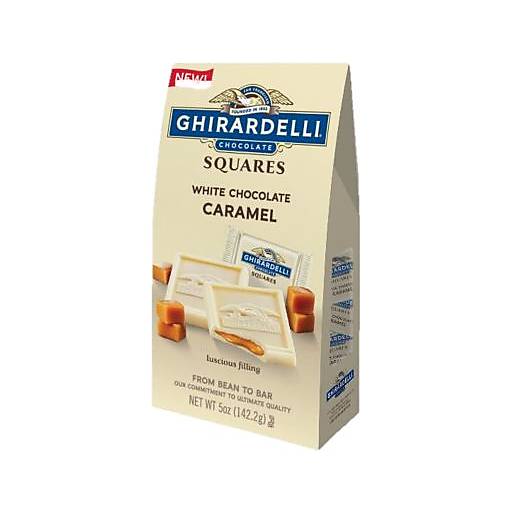 Order Ghirardelli White Chocolate Caramel Squares (5 OZ) 129486 food online from BevMo! store, Greenbrae on bringmethat.com
