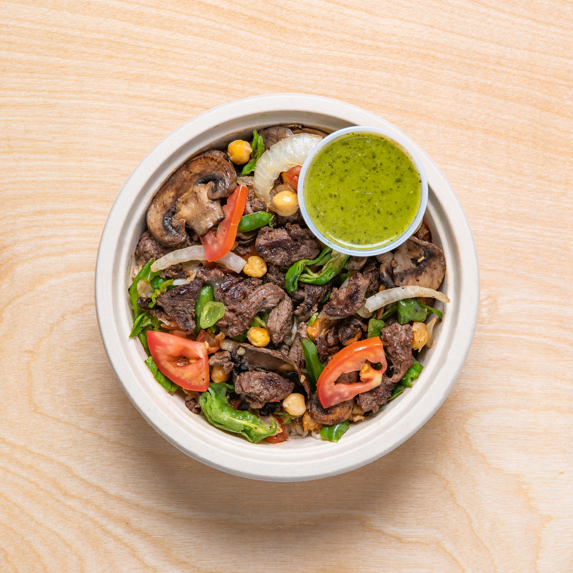 Order Chimichurri Bowl food online from Green Tomato Grill store, Brea on bringmethat.com