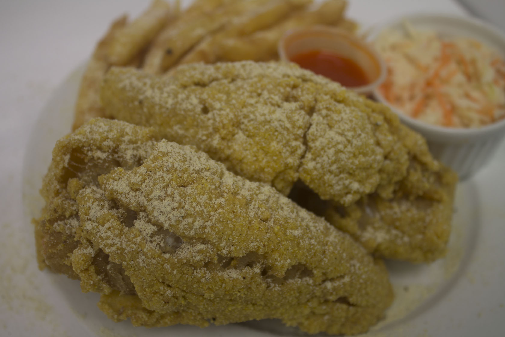 Order Perch Dinner food online from Hook Fish & Chicken store, Pittsburgh on bringmethat.com