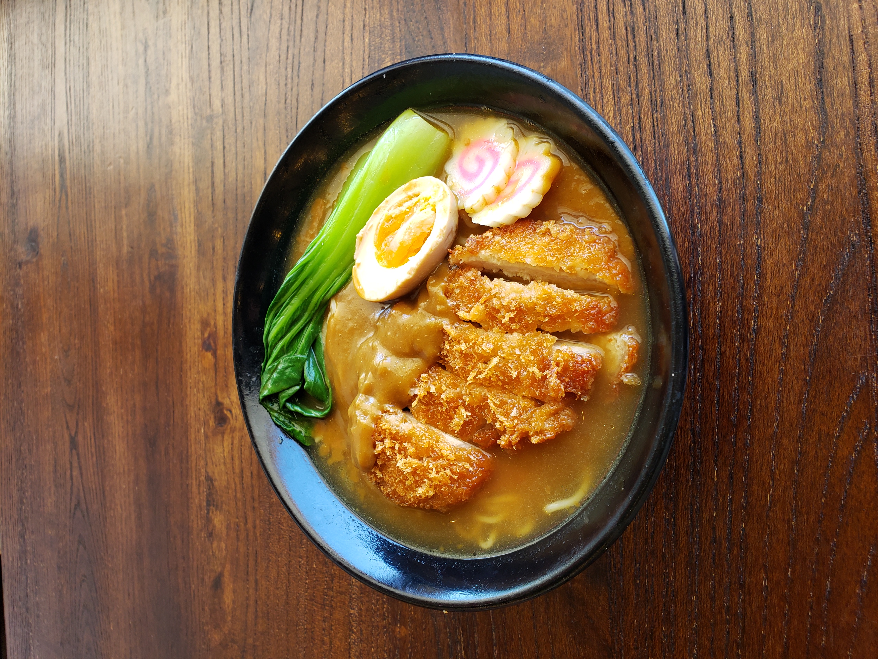 Order Pork Katsu Curry Ramen food online from Maru Japanese Noodle Shop store, Tucson on bringmethat.com