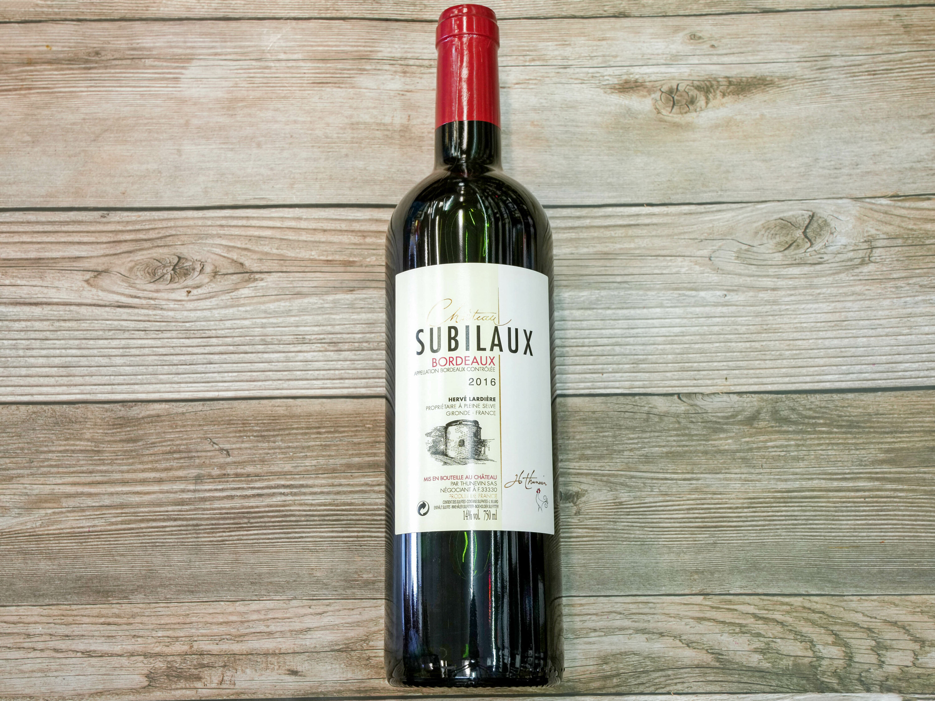 Order CH Subilaux Bordeaux, 750 ml food online from Holiday Liquor Market store, Los Angeles on bringmethat.com