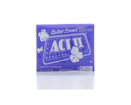 Order Act II Butter Lovers Popcorn - 78g food online from Loma Mini Market store, Long Beach on bringmethat.com
