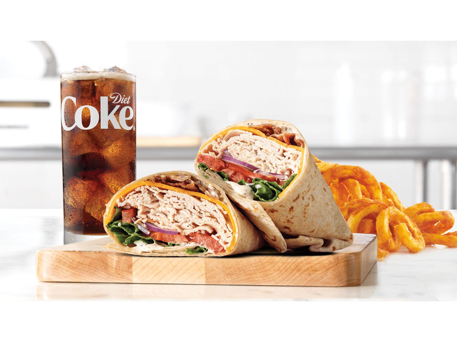 Order Market Fresh® Roast Turkey Ranch & Bacon Wrap Meal food online from Arby store, Greenup on bringmethat.com