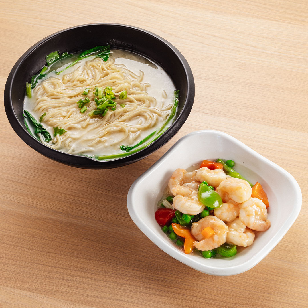 Order 45. Shrimp Noodle Soup food online from Tasty Noodle House store, Irvine on bringmethat.com