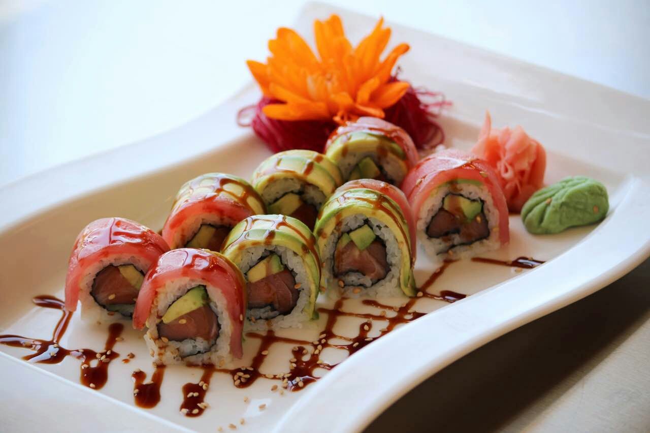 Order Red Bull Roll food online from Bento's Hibachi & Sushi Express store, Gambrills on bringmethat.com