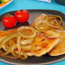 Order Grilled Chicken with onions/ Frango Acebolado food online from Bacalhau Grill store, San Jose on bringmethat.com