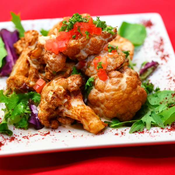 Order Fried Cauliflower food online from The Olives Branch store, San Juan Capistrano on bringmethat.com