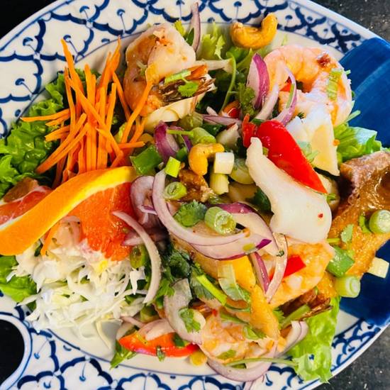 Order Thai Palace Seafood Combo Salad  food online from Thai Palace store, Sacramento on bringmethat.com