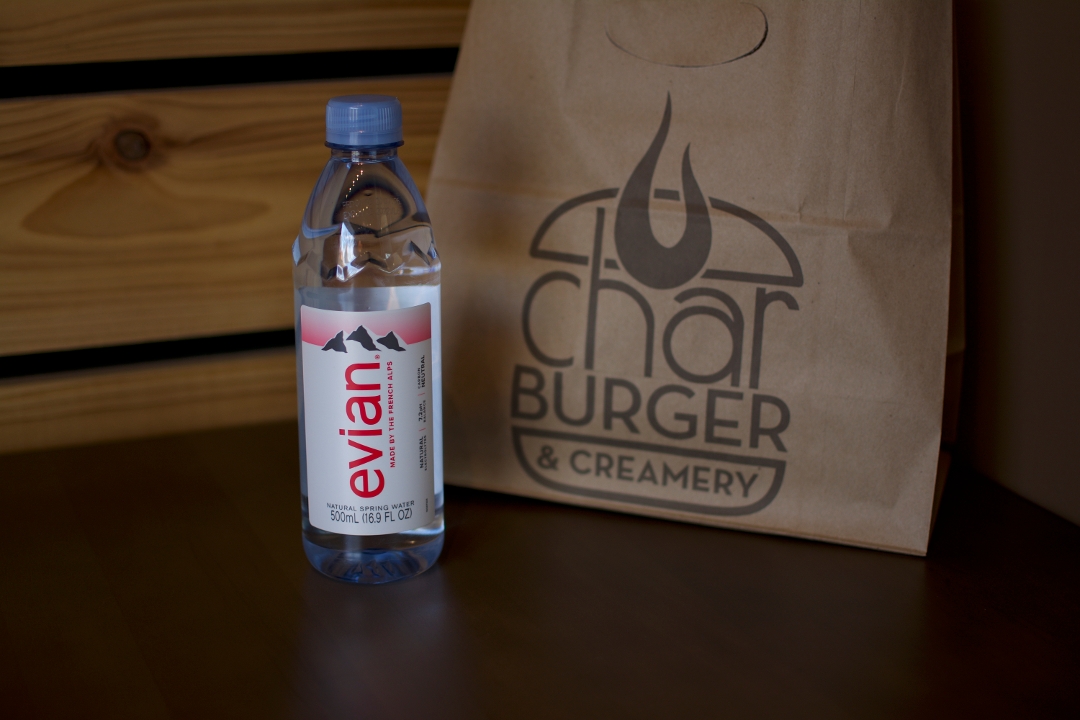 Order Bottled Water food online from Char Burger & Creamery store, Bridgewater Township on bringmethat.com