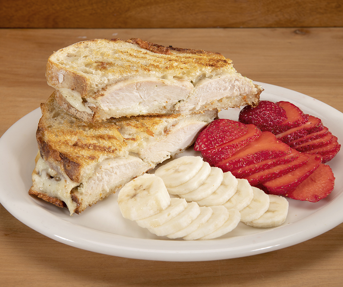 Order Kids Grilled Chicken Panini food online from Urth Caffe store, Pasadena on bringmethat.com