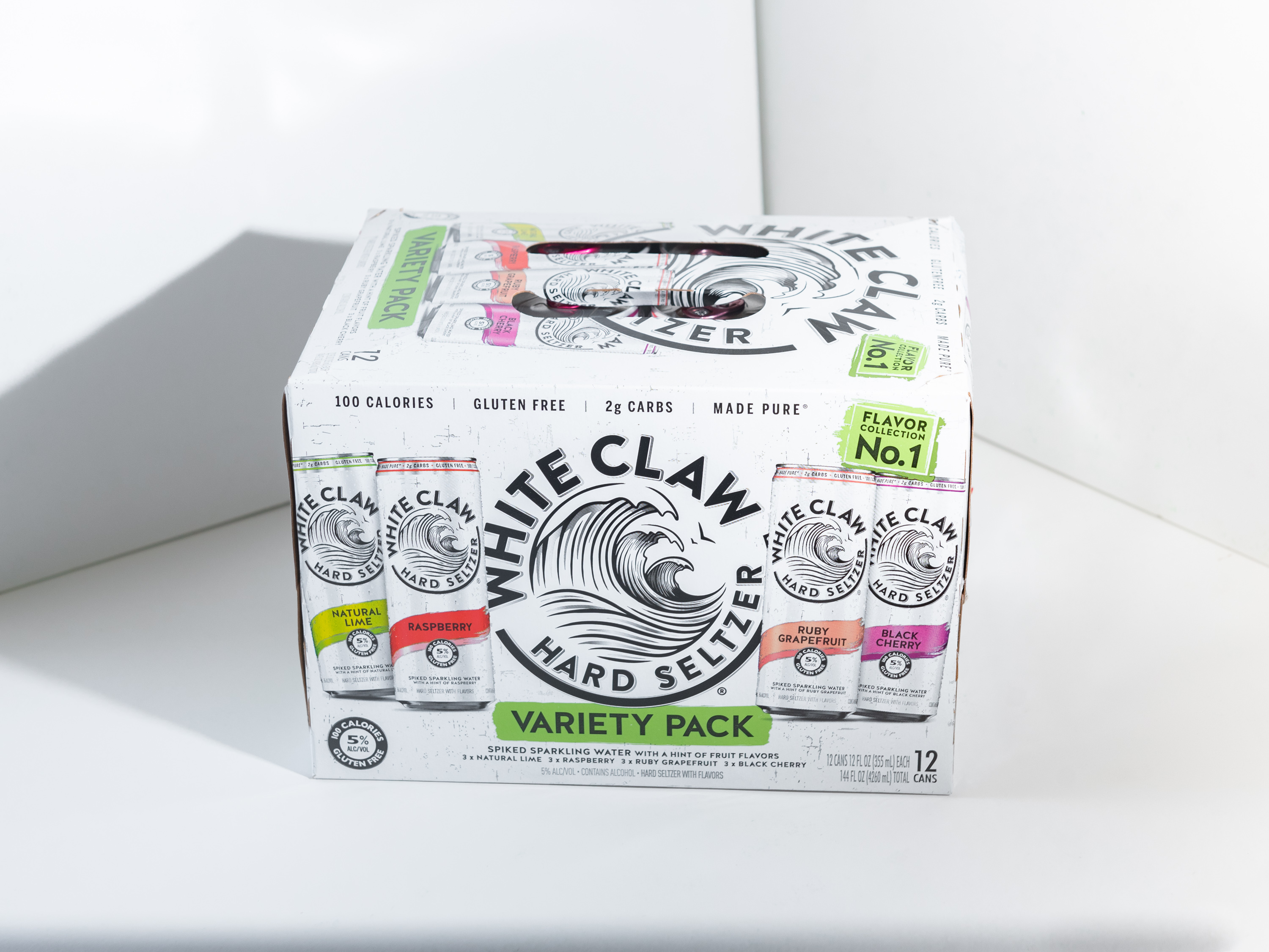 Order White Claw Variety Pack, 12pk-12 oz. Can Hard Seltzer food online from Village Liquor & Wine store, Glendale on bringmethat.com