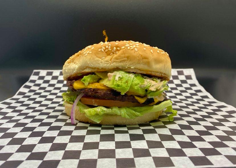 Order Avocado Cheeseburger food online from The Workz store, Lancaster on bringmethat.com