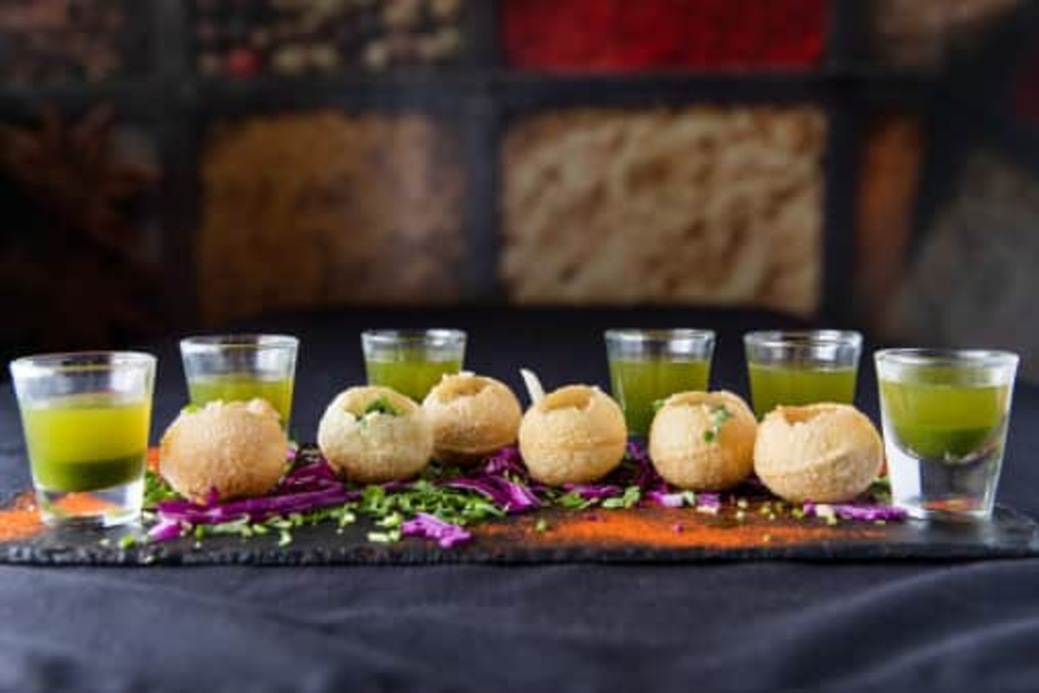 Order Pani Puri food online from Holi Indian Grill store, Panama City on bringmethat.com