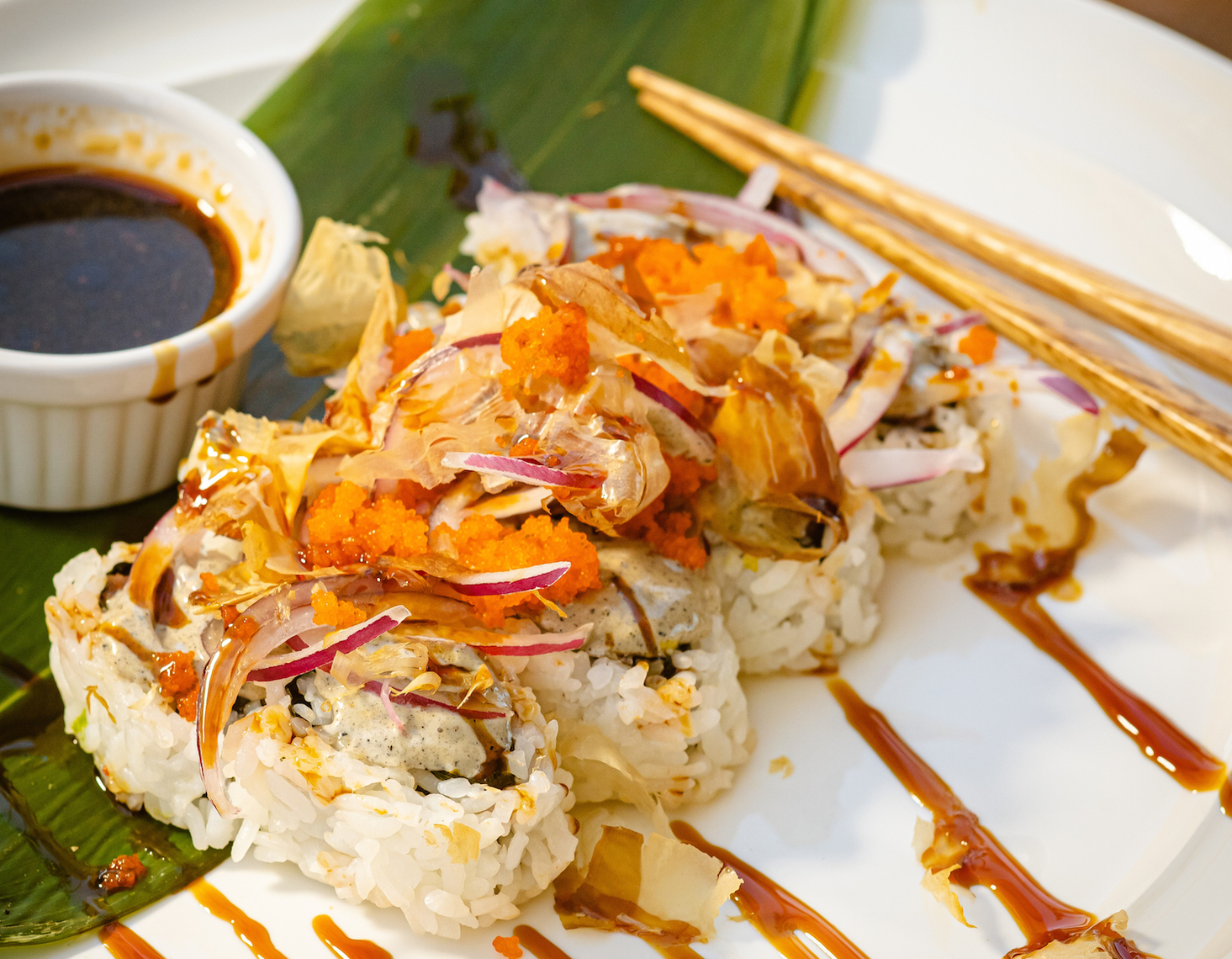 Order Kasai Roll food online from Fukusuke Japanese Ramen Dining store, Fountain Valley on bringmethat.com