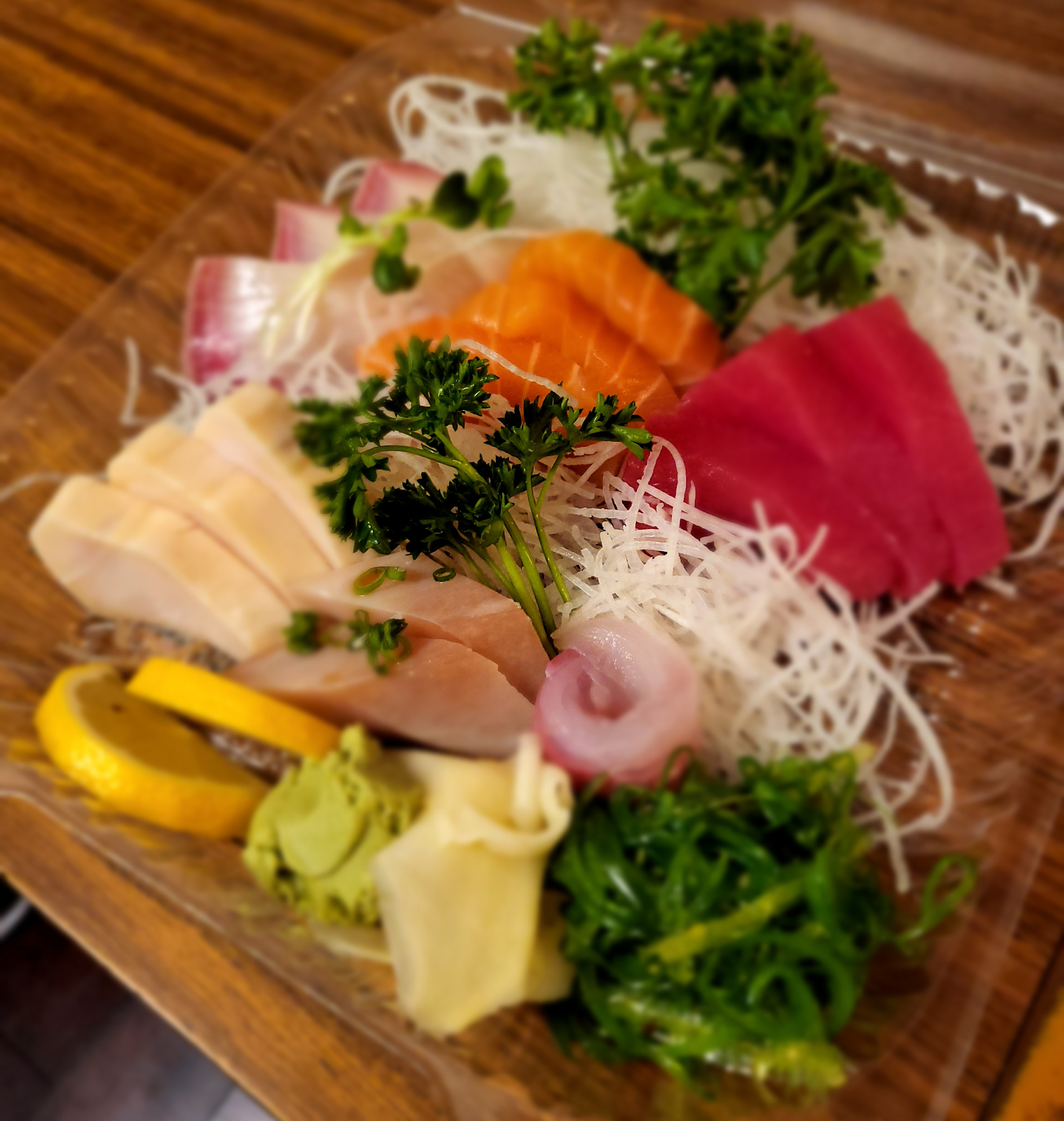 Order Sashimi Chef Choice Combo food online from Azuma Japanese Cuisine store, Cupertino on bringmethat.com