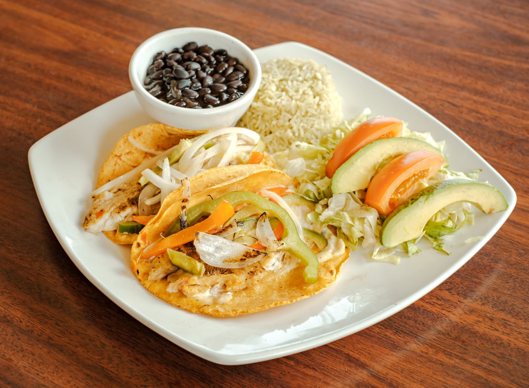 Order Fish or Shrimp Tacos food online from Alicia's Mexican Grille store, Cypress on bringmethat.com