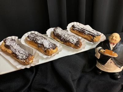 Order Large Chocolate Eclairs food online from Cuomo To Go store, Northlake on bringmethat.com