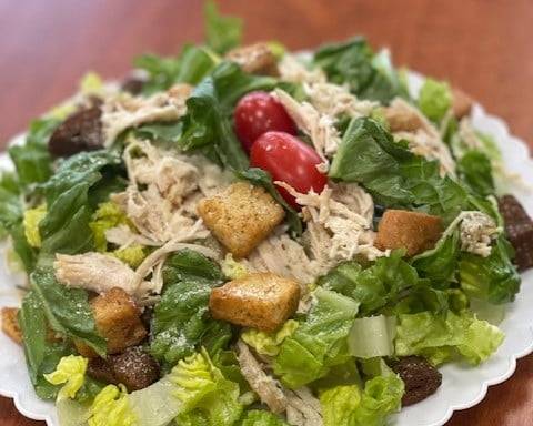 Order Caesar Salad With Chicken food online from Lasagna Loca store, North Bergen on bringmethat.com