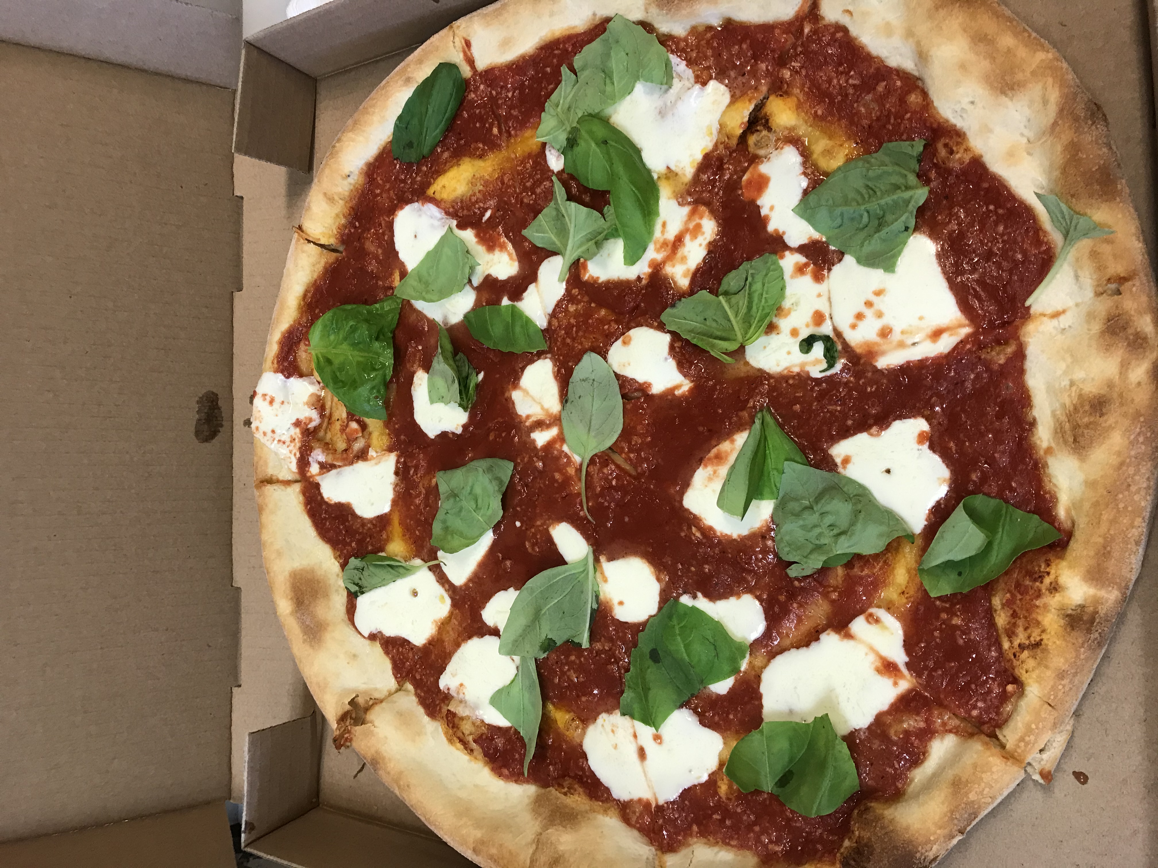 Order Margherita Basil Pizza food online from Sal Vito Pizza at Ritz store, Voorhees on bringmethat.com